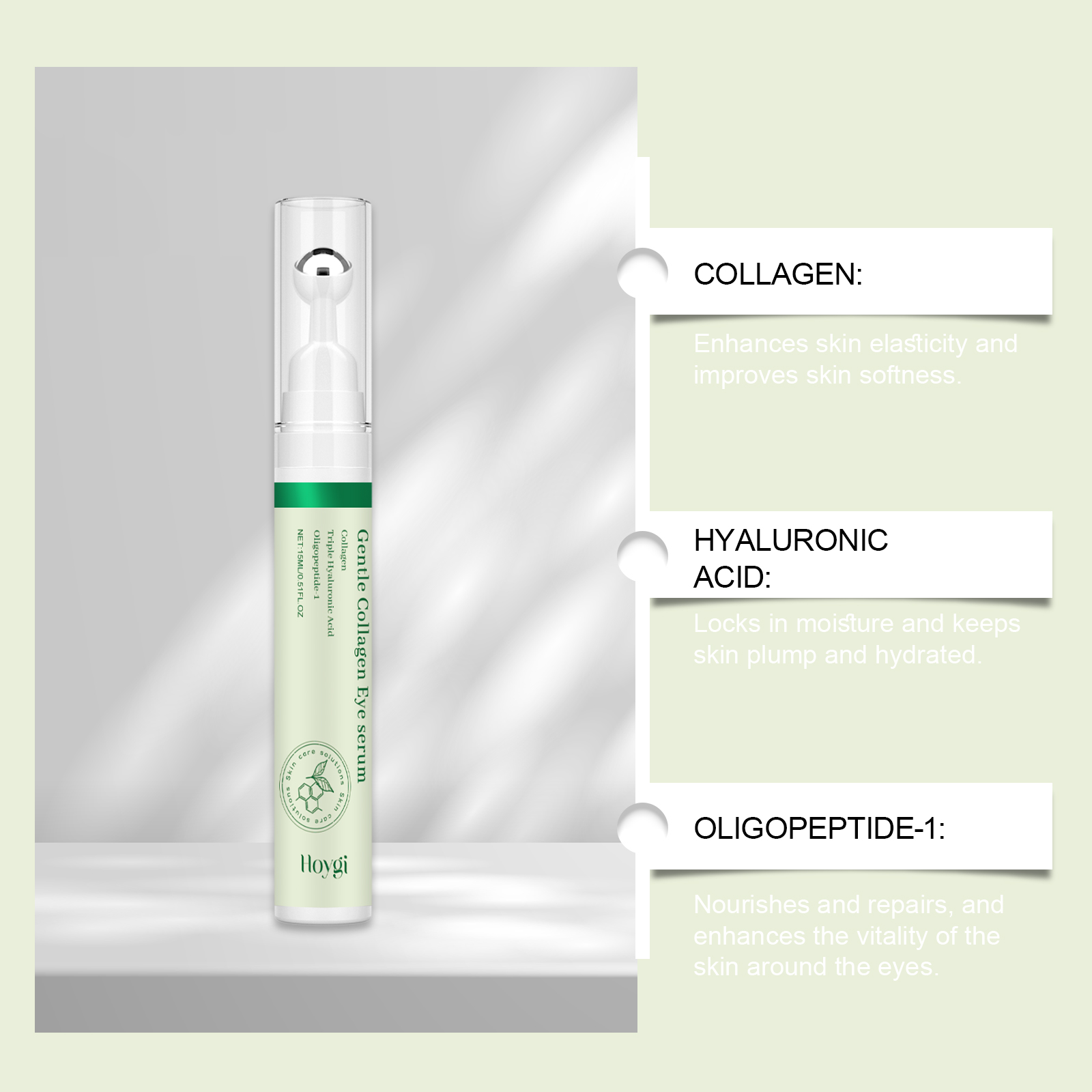 HOYGI-suero de colágeno para o - Caffeine Eye Serum reseña y precio