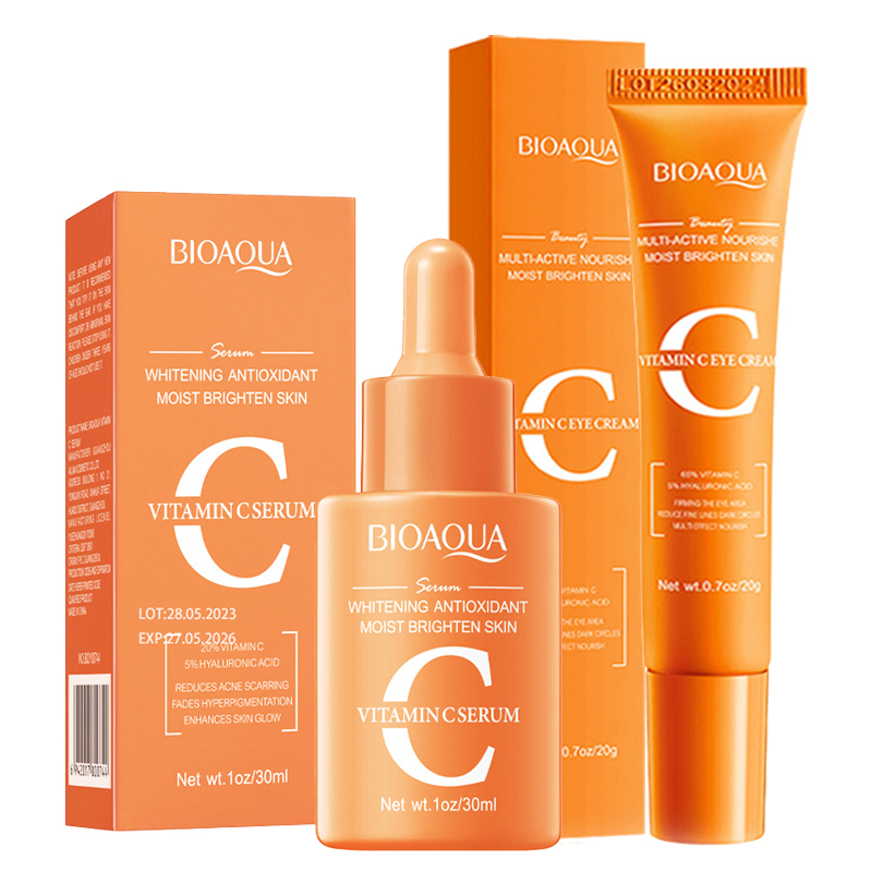 BIOAQUA-Kit de cuidado de la p - Caffeine Eye Serum reseña y precio