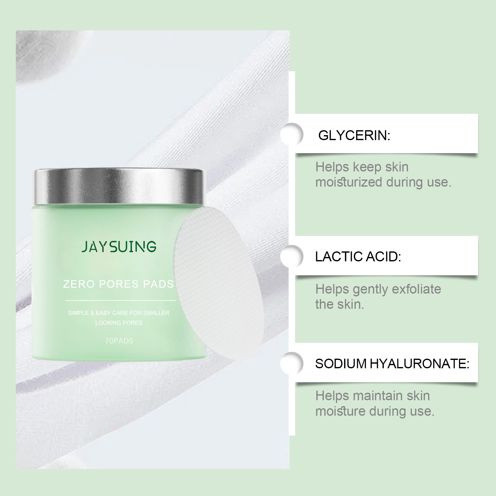 Almohadillas de ácido salicíli - Lactic Acid Toner reseña y precio